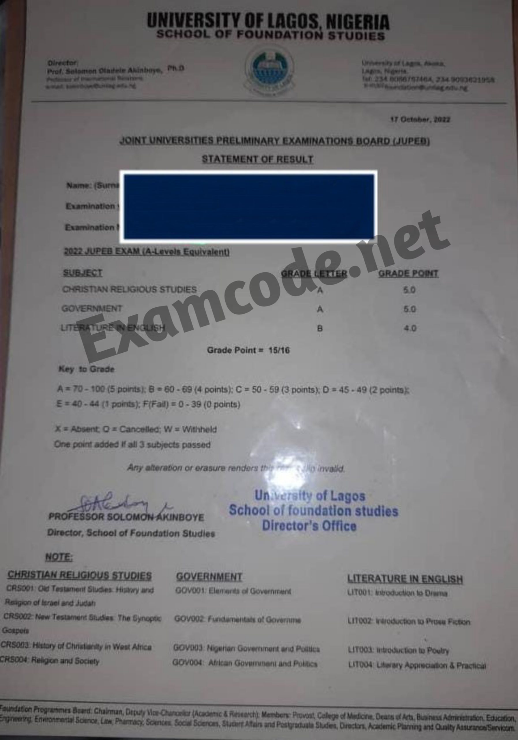 2025 jupeb runz expo result